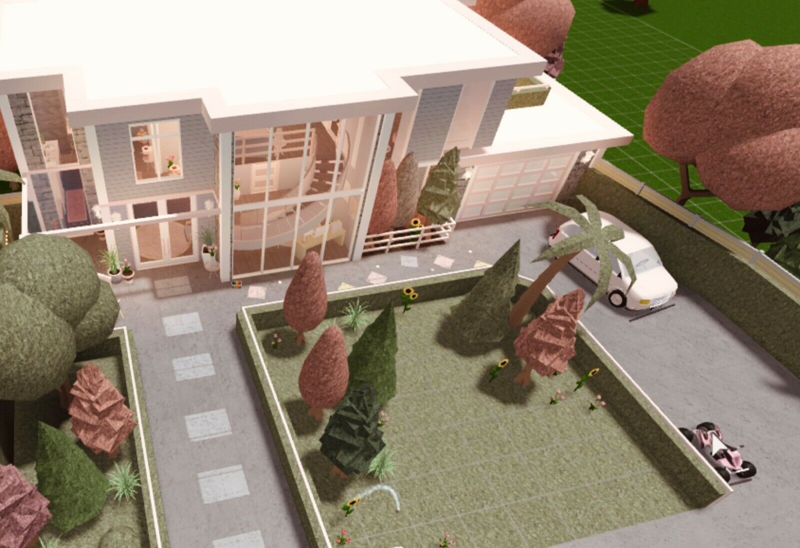 Custom Roblox Bloxburg House Build!- ( Must Have Bloxburg)